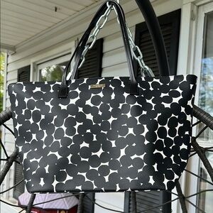 Kate Spade Black and White Tote Bag